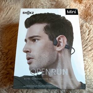 Shokz OpenRun Mini Bluetooth Wireless Headphones - Black (S803)